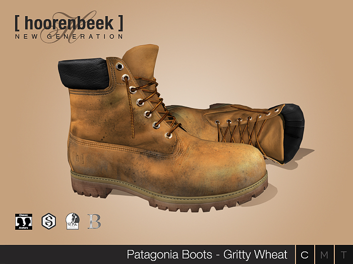 Work Boots - Gritty Wheat - Signature Gianni & Geralt, Belleza Jake, SLink Physique & CA