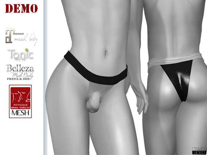 DEMO Bulge panties "Florida" basic colors TwoSided