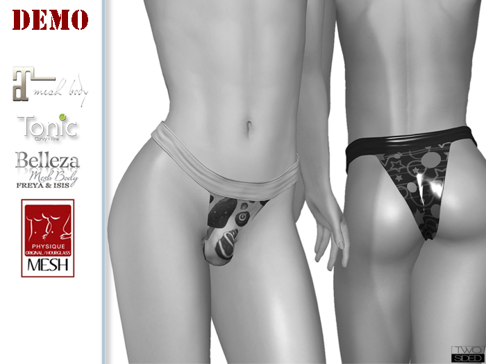 DEMO Bulge panties "Florida" patterns TwoSided(add me)