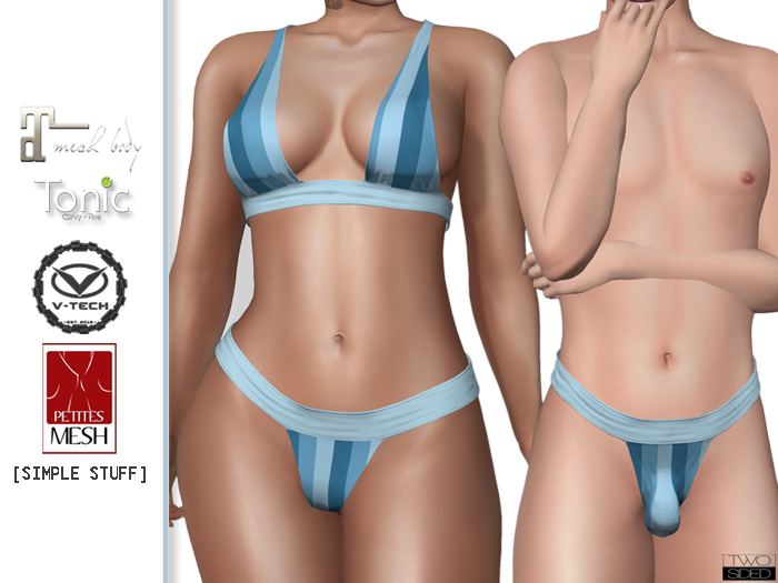 Bikini "Florida" stripes Duopack TwoSided(add me)