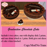 Graduation Chocolate Cake