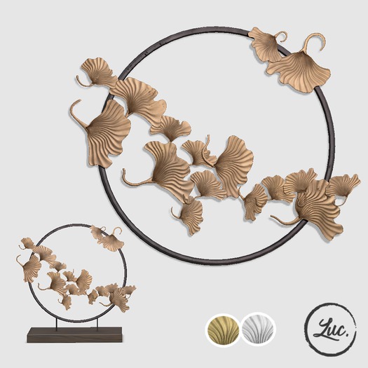 (Luc.) Whispering Ginkgo Sculpture