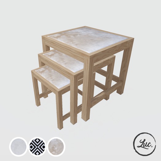 (Luc.) Craftwork Nesting Tables 
