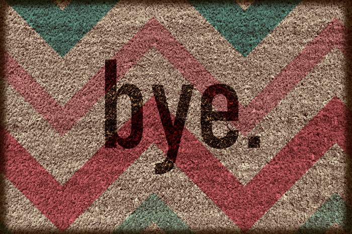 ChicModa Decor // Offensive Doormat // Bye