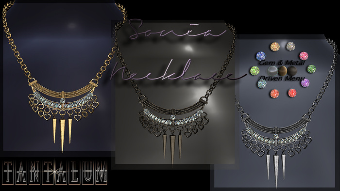 ~Tantalum~ Sonia Necklace Collection*.
