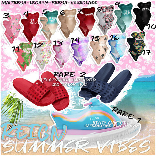 REIGN.- SUMMER VIBES SWIMSUIT (MAITREYA)- FLAMINGLE - #8