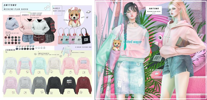 AMITOMO / weekend plan GACHA / M / 12 2