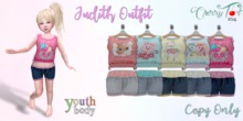 *Cherry Tot* Youth Fitted Judith Outfit FATPACK (Wear&Click)