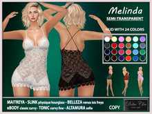 Dolce Cleo ::: Melinda Minidress SEMI-TRANSPARENT - ADD me