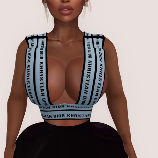 Moxy - Kristian Dior Top BBL ( Baby Blue )