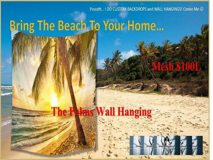 Palms Wall Hanging Mesh