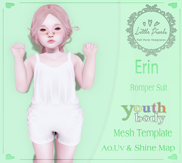 {Little Pixels} Erin Romper Youth - ADD ME