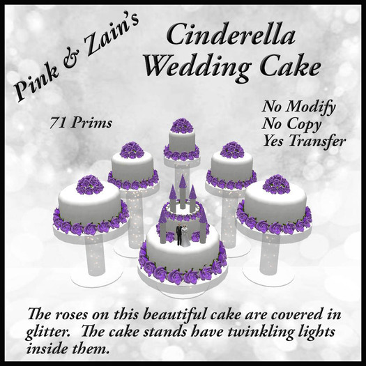 Cinderella Wedding Cake - Lavender [BOXED]