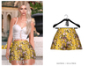 POSIE - Billie Silk Shorts .FLEURS