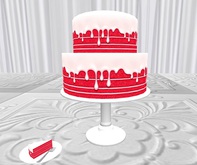 Strawberry Drip Cake
