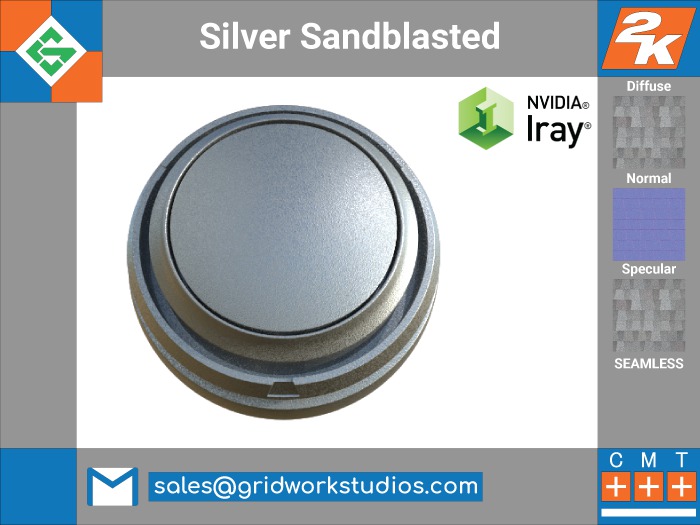 [ G.W.S. ] Metal Sandblasted(Silver Sandblasted Metal)