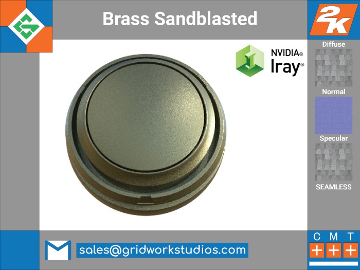 Brass Sandblasted