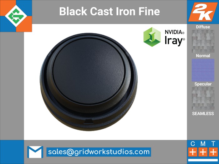 [ G.W.S. ] Metal Cast Iron Black