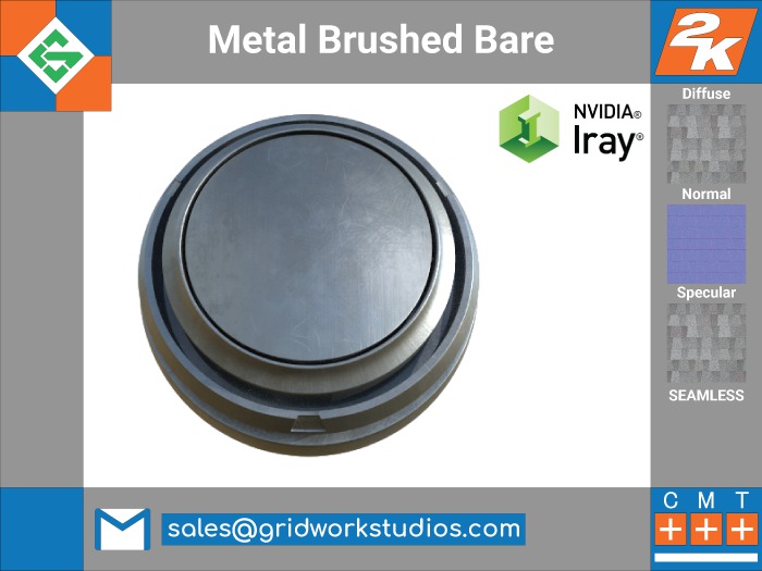 [ G.W.S. ] Metal Brushed Rusted(Bare Metal)