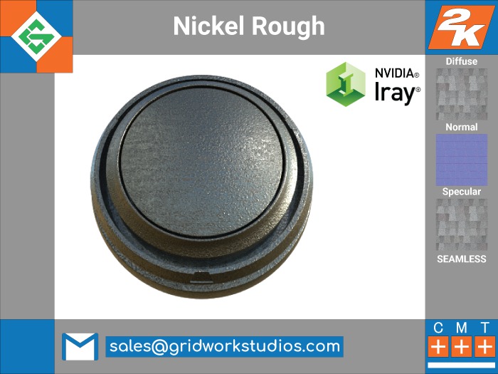 [ G.W.S. ] EBM Metal Rough(Nickel)