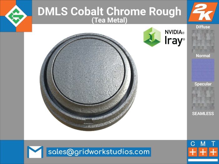 [ G.W.S. ] DMLS Cobalt Chrome Rough(Tea Metal)