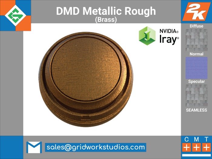 DMD Metallic Rough(Brass)