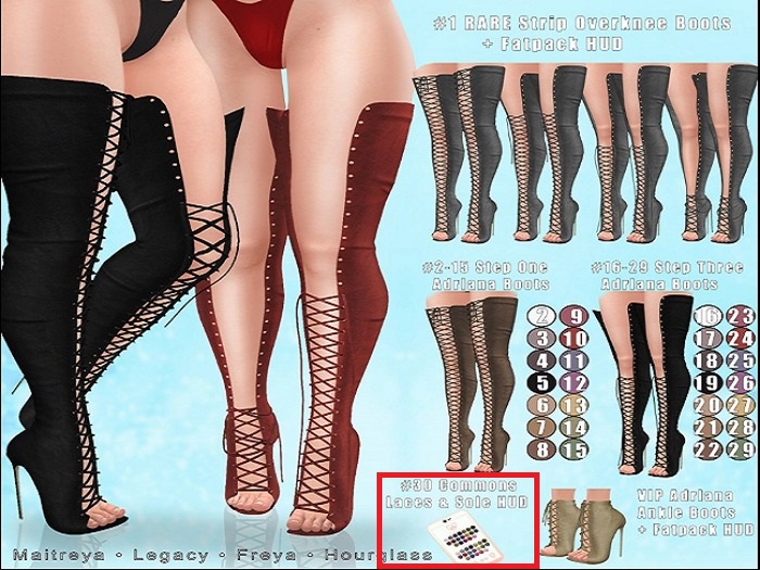 #30 *Vanilla Bae* Adriana - Sole & Laces HUD -  Maitreya