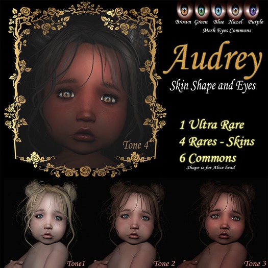 {SC} Audrey Gacha - Eyes Brown - Common