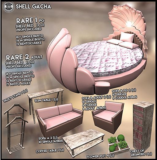 [Since1975] Shell - Bed (PG) RARE