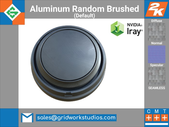 Aluminum Random Brushed(Default)