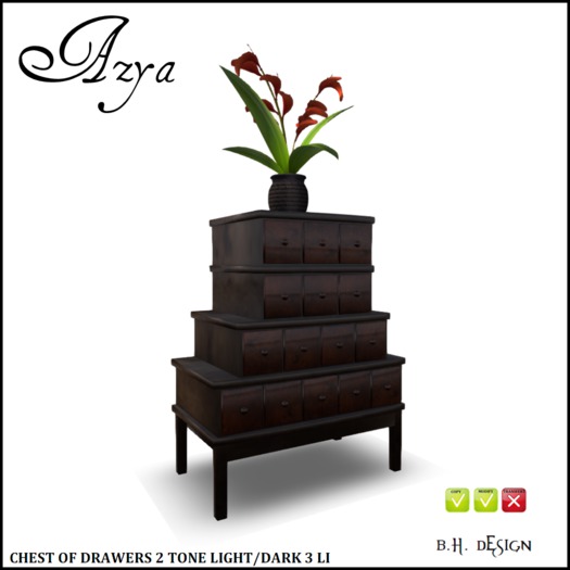 BHD AZYA CHEST OF DRAWERS (TTLD)