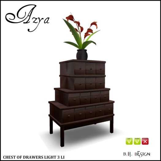 BHD AZYA CHEST OF DRAWERS (L)