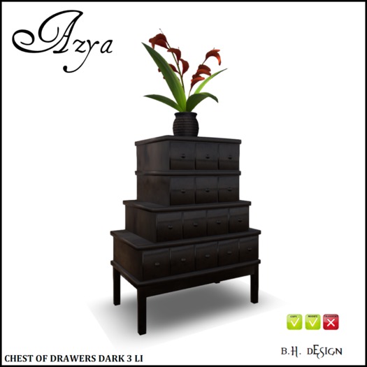 BHD AZYA CHEST OF DRAWERS (D)