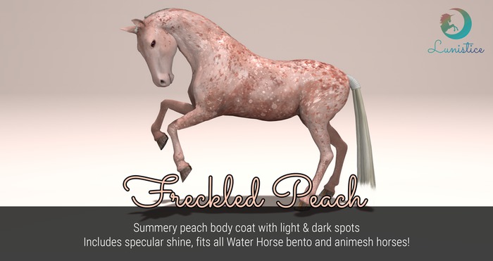 Lunistice: Freckled Peach - Water Horse Body Coat