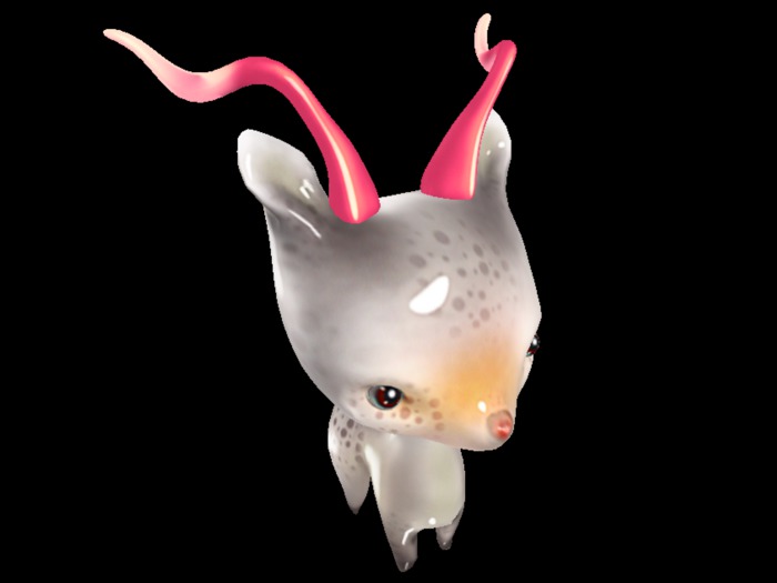 9.Yokai - Amis de Blanche Neige - Deer (silver)