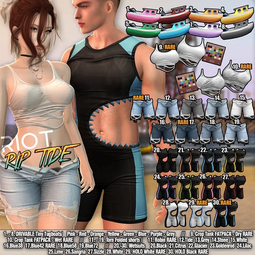 RIOT / Rip Tide - Tiny Tugboat - Green