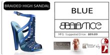 Baiastice_Braided High Sandals-Blue