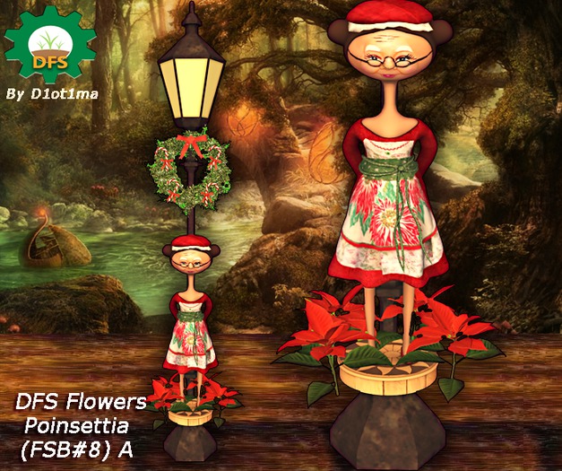 DFS Flowers - Poinsettia (FSB#8) A (Rare)