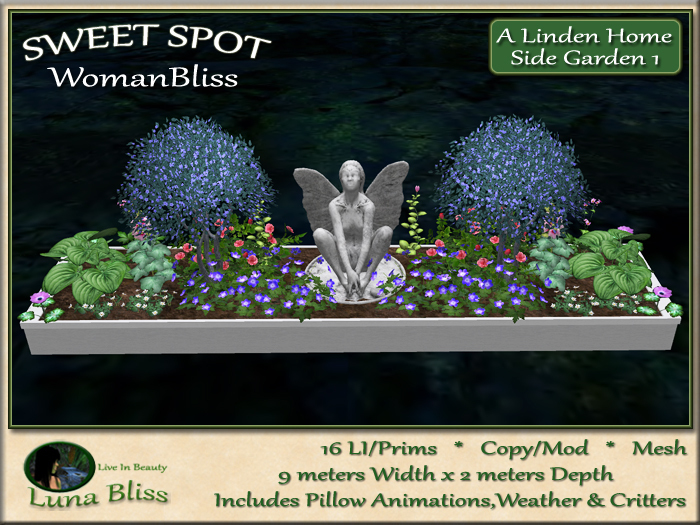 WomanBliss SWEET SPOT - Side Garden 1 (boxed)