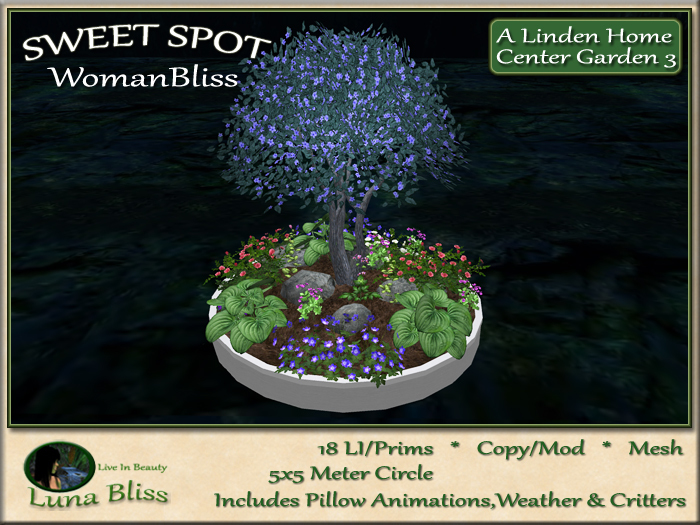 WomanBliss SWEET SPOT - Center Garden 3 - Garden Arrangement
