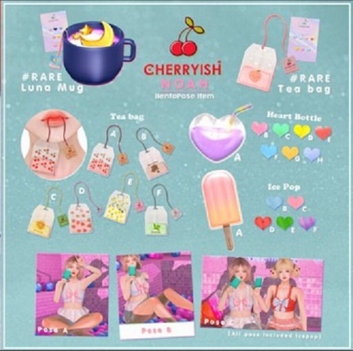 ::CHERRYISH::  Noah Gacha = Ice Pop - Pose B