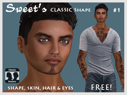Sweet's Free! Shape for Classic Male #1
