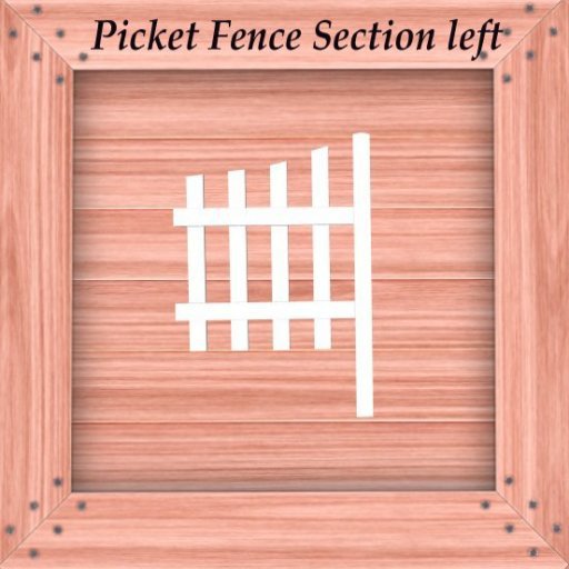Picket Fence Section left [G&S]