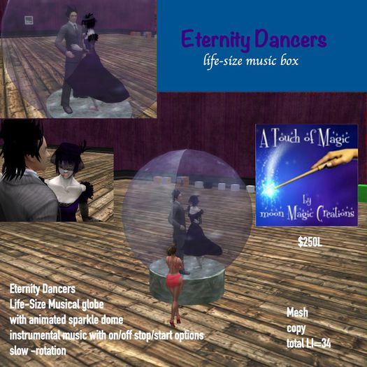Eternity Dancers -Life-size music box -CRATE