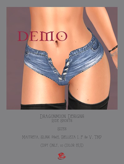 [DD] Ride Denim Shorts [DEMO]