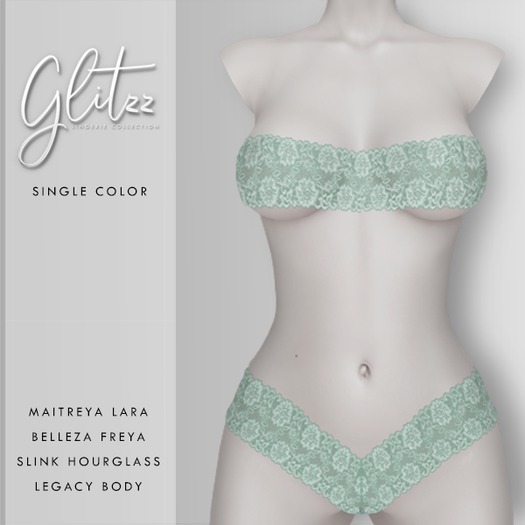 [Glitzz] Vicky Lingerie - Turquoise