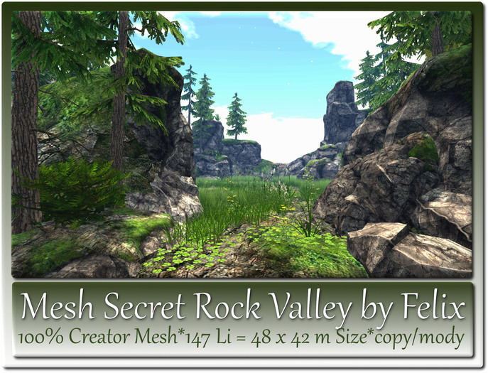 Mesh Secret Rock Valley by Felix 147 Li=48x42m Size copy-mody