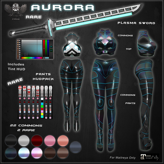 [The Forge] Aurora Sword HUDPACK, RARE