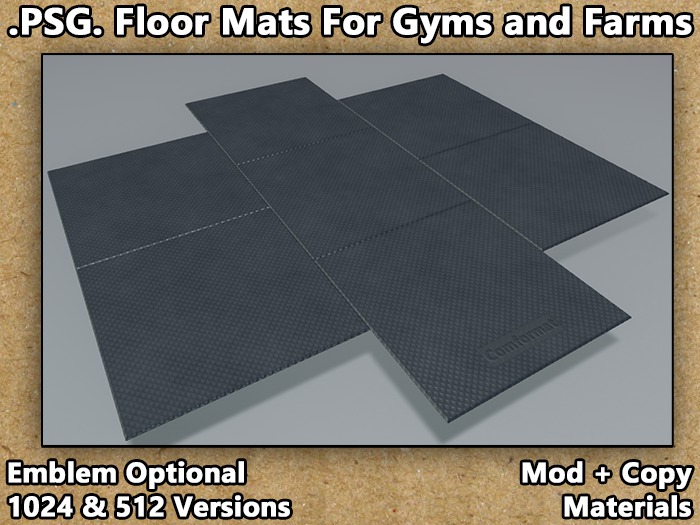 .PSG. Floor Mats for Stalls, Gyms, and idk