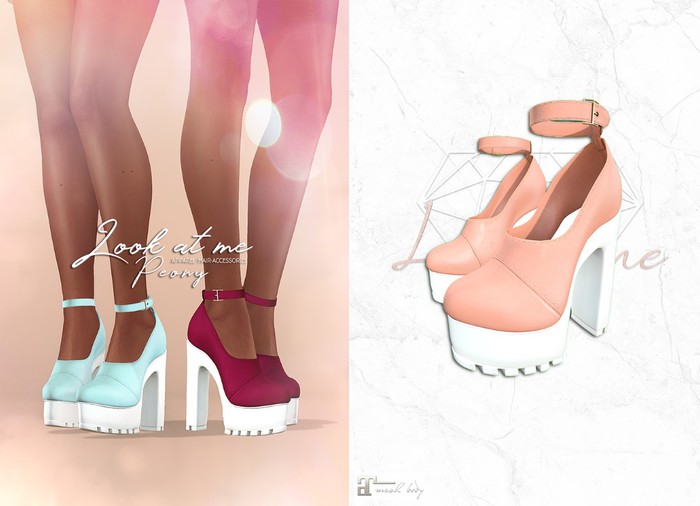 Look At Me. Peony Platforms: Peach (maitreya)
